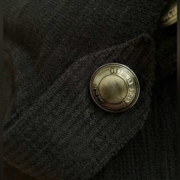 Burberry dark blue women sweater size M basically new - Picture 2 of 6